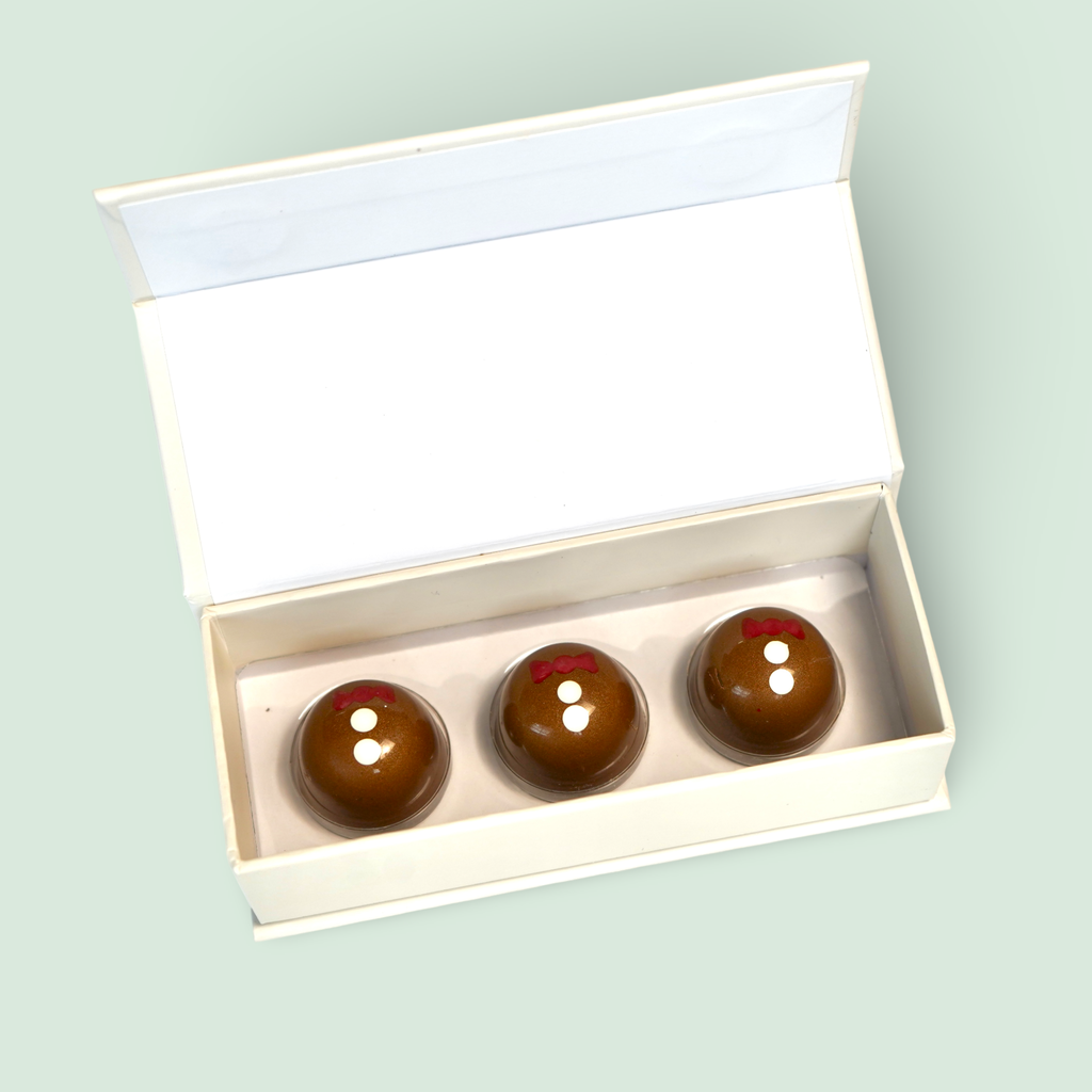 3 Piece Gingerbread Bonbon Box