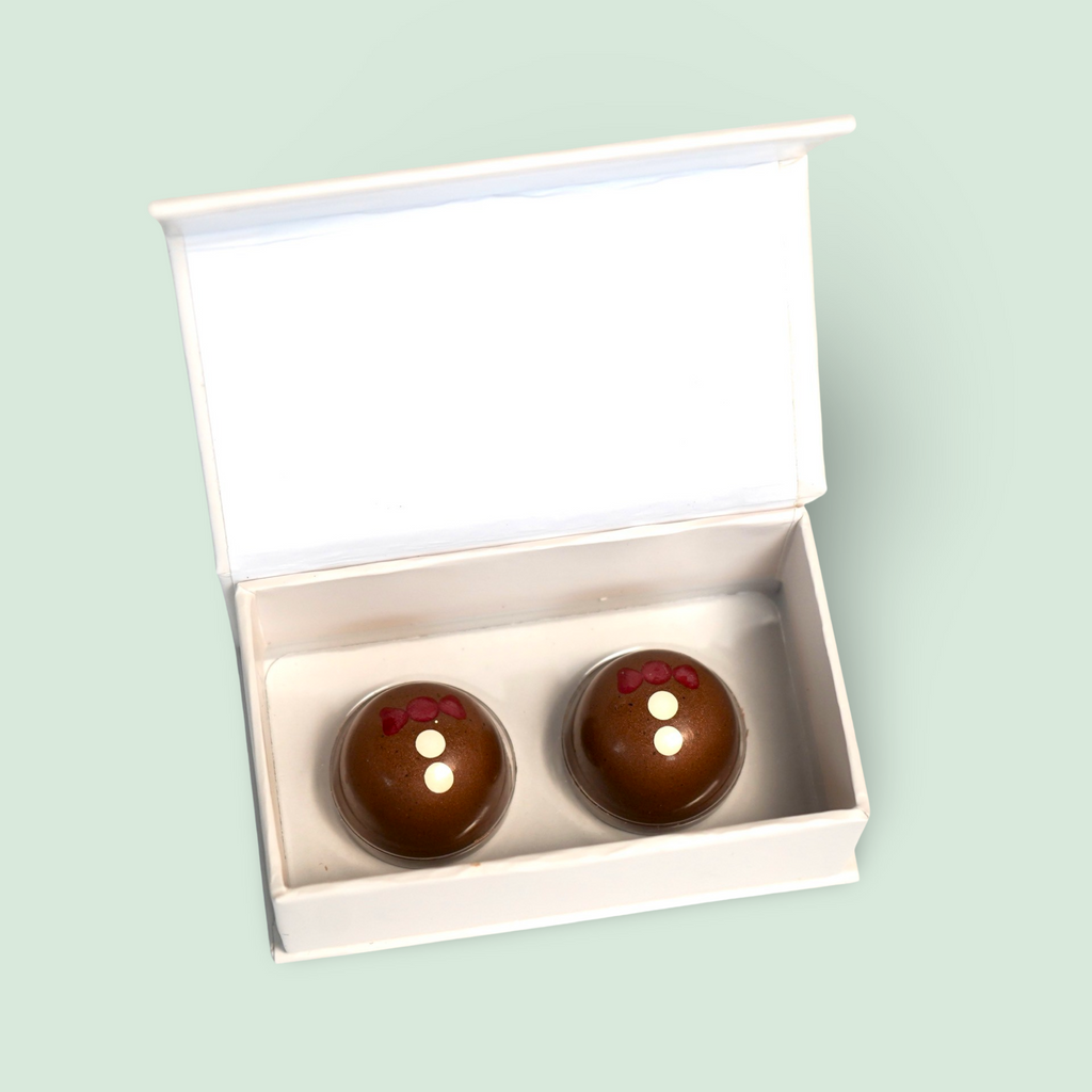 2 Piece Gingerbread Bonbon Box
