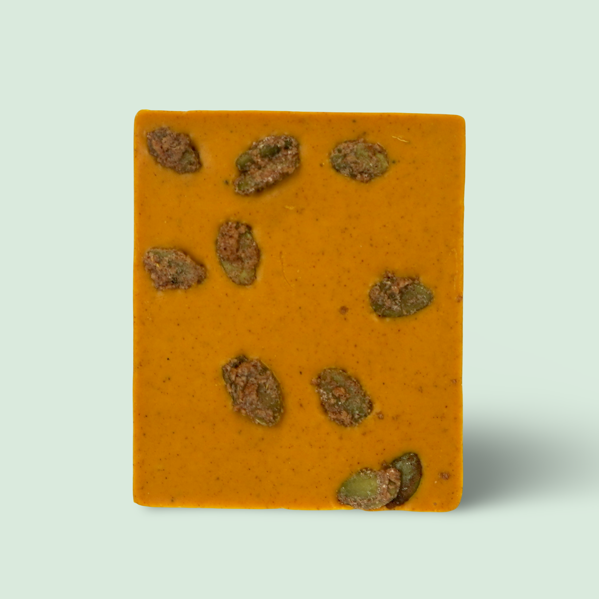 Poppy & Peep pumpkin white mini chocolate bar