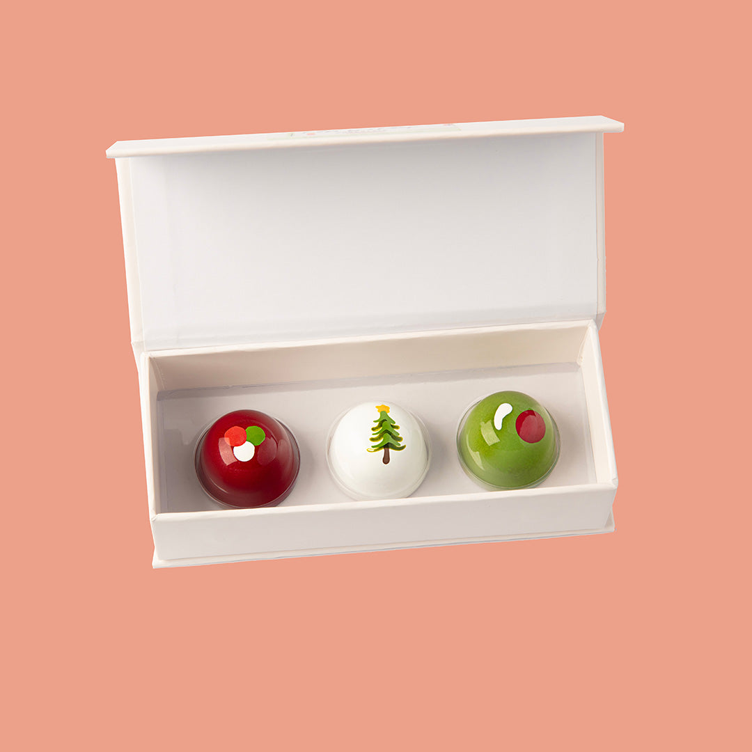 3 Piece Christmas Bonbon Box