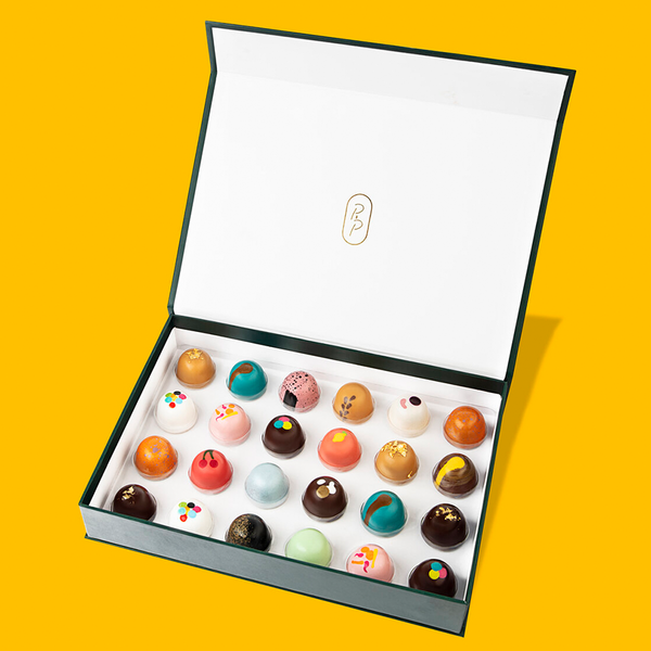 24 Piece Bon Bon Box | Handcrafted Chocolate from Poppy & Peep